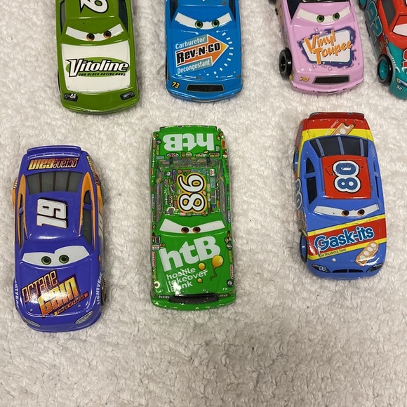 Disney Pixar race cars htb, sputter stop, rev n go, vinyl toupee, vitoli… - Picture 4 of 5
